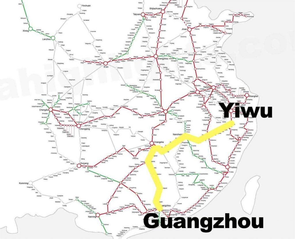 From Guangzhou to Yiwu