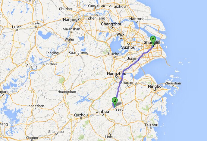 From Shanghai to Yiwu